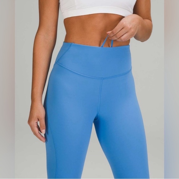 Lululemon , Women's Blue High-Waisted Leggings SZ 4 - Picture 4 of 14